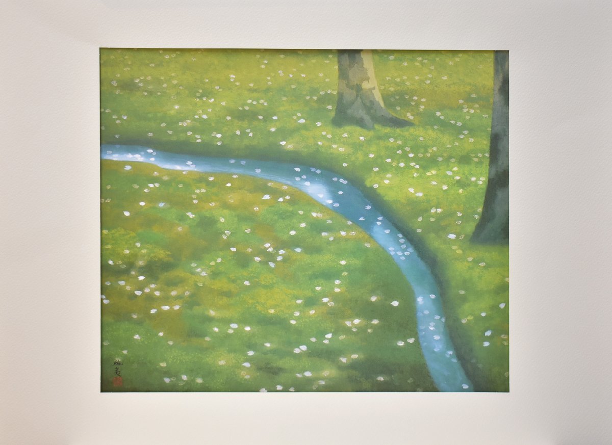 Reproducción de Passing Spring de Kaii Higashiyama, un pintor japonés que recibió la Orden de la Cultura, con marco [Galería Seiko, 5, 000 obras expuestas! Encontrarás un trabajo que te guste., otros, alquiler, Cuadro, Artesanía