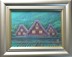 Art hand Auction [Galería Masami: 5, 000 piezas en exhibición] ¡Obras del popular pintor japonés! Masanori Shinoda, Luz número 4, Cuadro, pintura japonesa, Paisaje, viento y luna