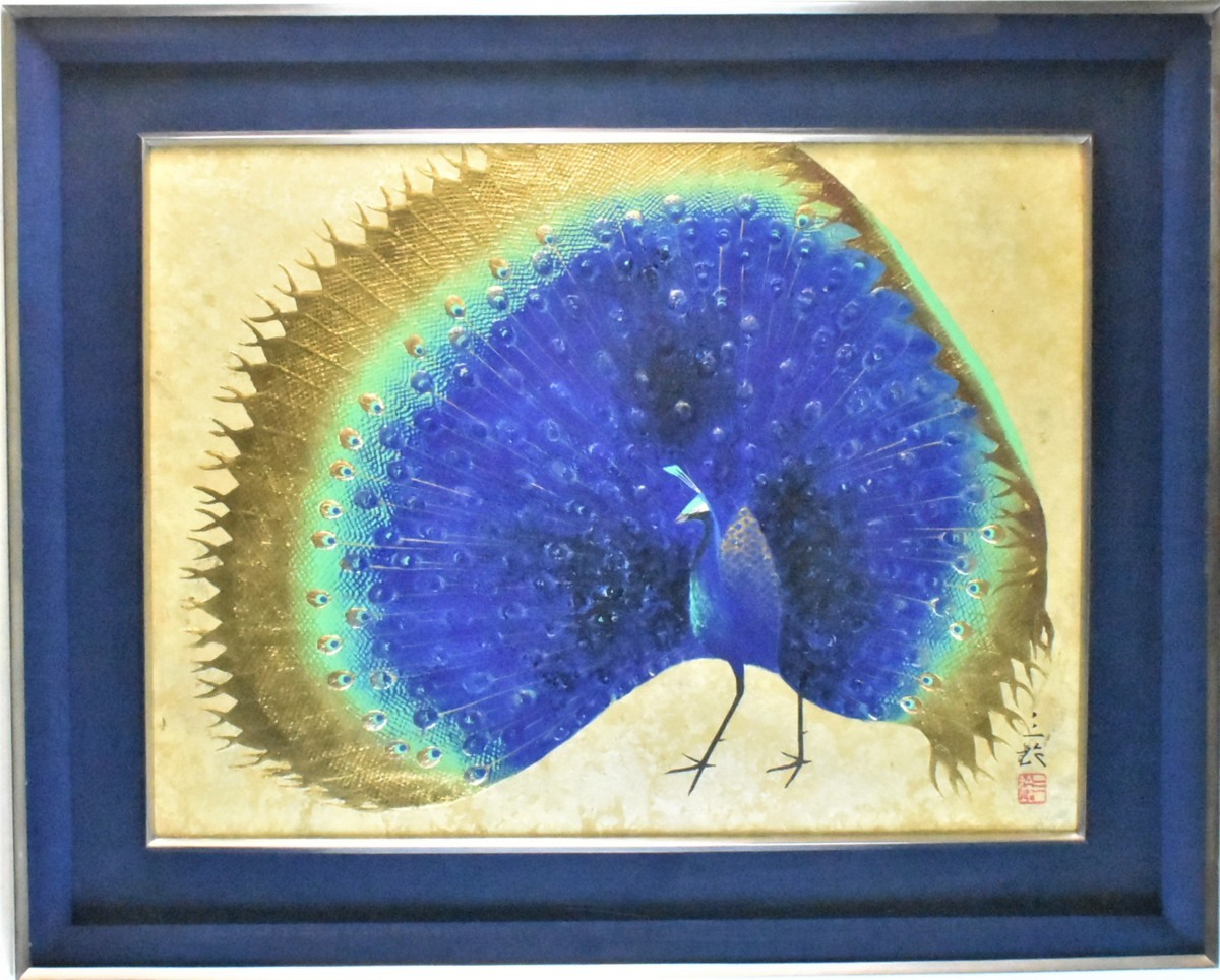 ¡Pinturas japonesas populares recomendadas! Misuzu Kodama 12P Pavo Real Masamitsu Galería, cuadro, pintura japonesa, flores y pájaros, pájaros y bestias