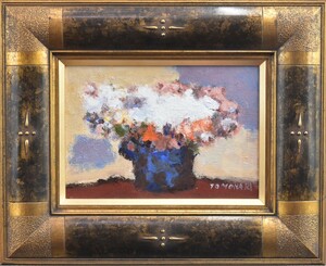Art hand Auction Beliebter westlicher Maler Haruo Tomonari SM Flowers [Masami Gallery], Malerei, Ölgemälde, Stillleben