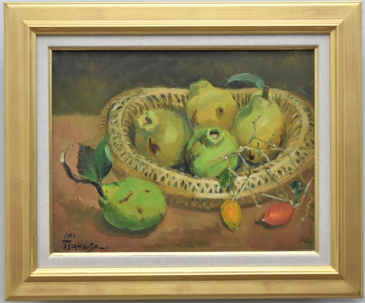 Ouvrage recommandé à trouver ! Tsukasa Narisawa 6F Quarin et Bird Melon Peinture à l'huile Galerie Masamitsu, peinture, peinture à l'huile, peinture nature morte