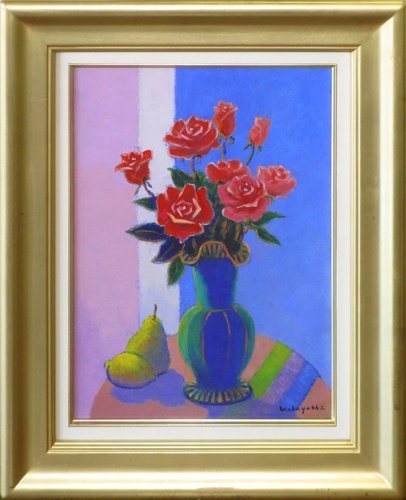 小林章三 8P ｢ROSES｣ 【正光画廊･5000点出品中･お好きな作品が見つかります】, 絵画, 油彩, 自然, 風景画