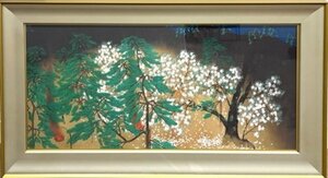 文化勲章受章日本画家版画作品　　　横山大観　版画　「夜桜（右隻）」　　　　　　限定600部　　　　【正光画廊・5500点出品中】　