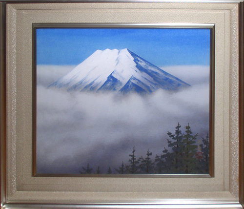 ¡Gran hallazgo! Pintura japonesa de Shojo Isogawa Fuji 8F [Galería Seiko] Establecida hace 53 años, Es una de las galerías de arte más grandes de Tokio.*, Cuadro, Pintura al óleo, Naturaleza, Pintura de paisaje