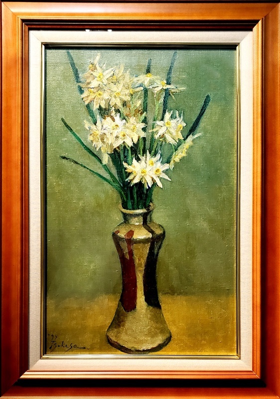 Beliebte empfohlene Ölgemälde! Tsukasa Narisawa 10M Blume ③ [Masamitsu Galerie], Malerei, Ölgemälde, Stilllebenmalerei