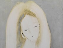 掘り出しオススメ作品! 　　　冬島大二郎　　　6F　　　　「少女」　　　　油彩画　 　　　正光画廊_画像2