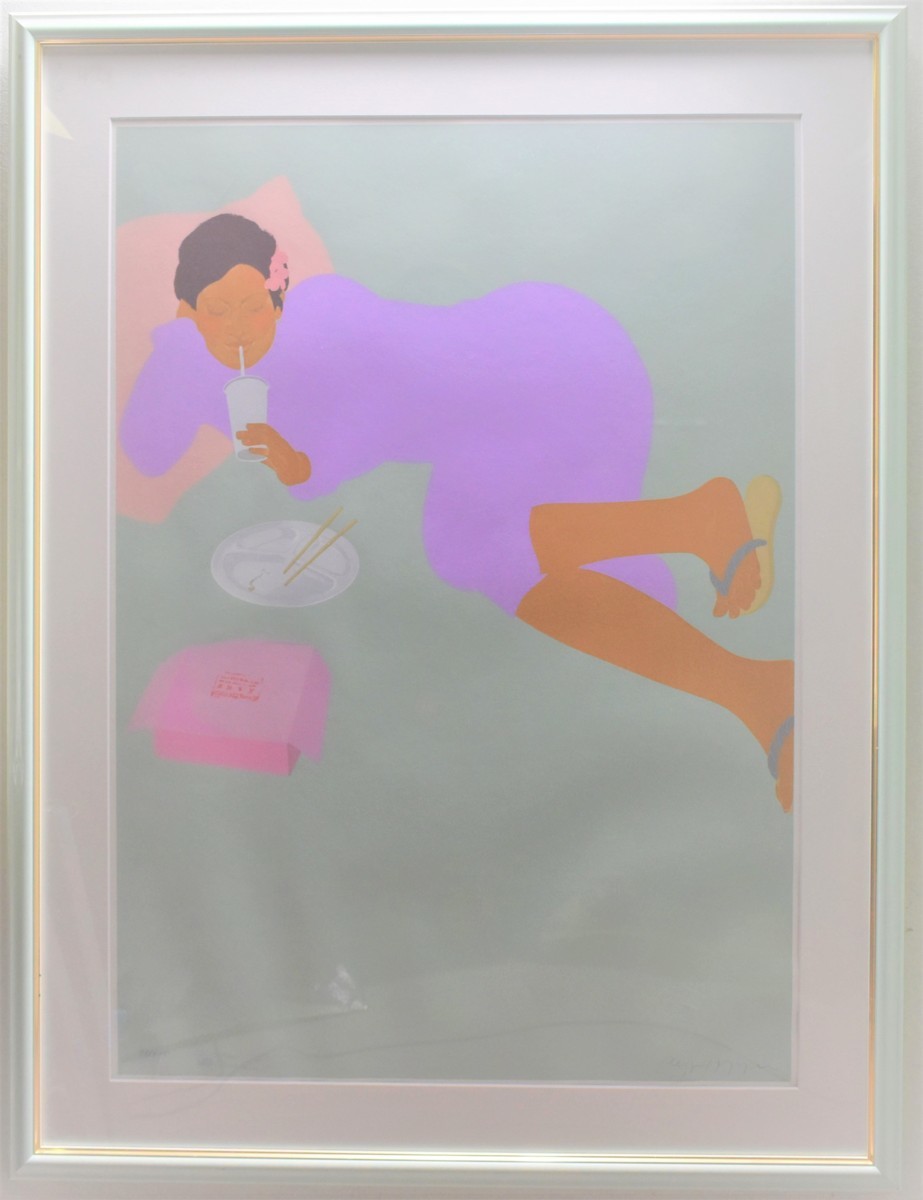 2023年最新】Yahoo!オークション -絵画 人物画 女性(石版画