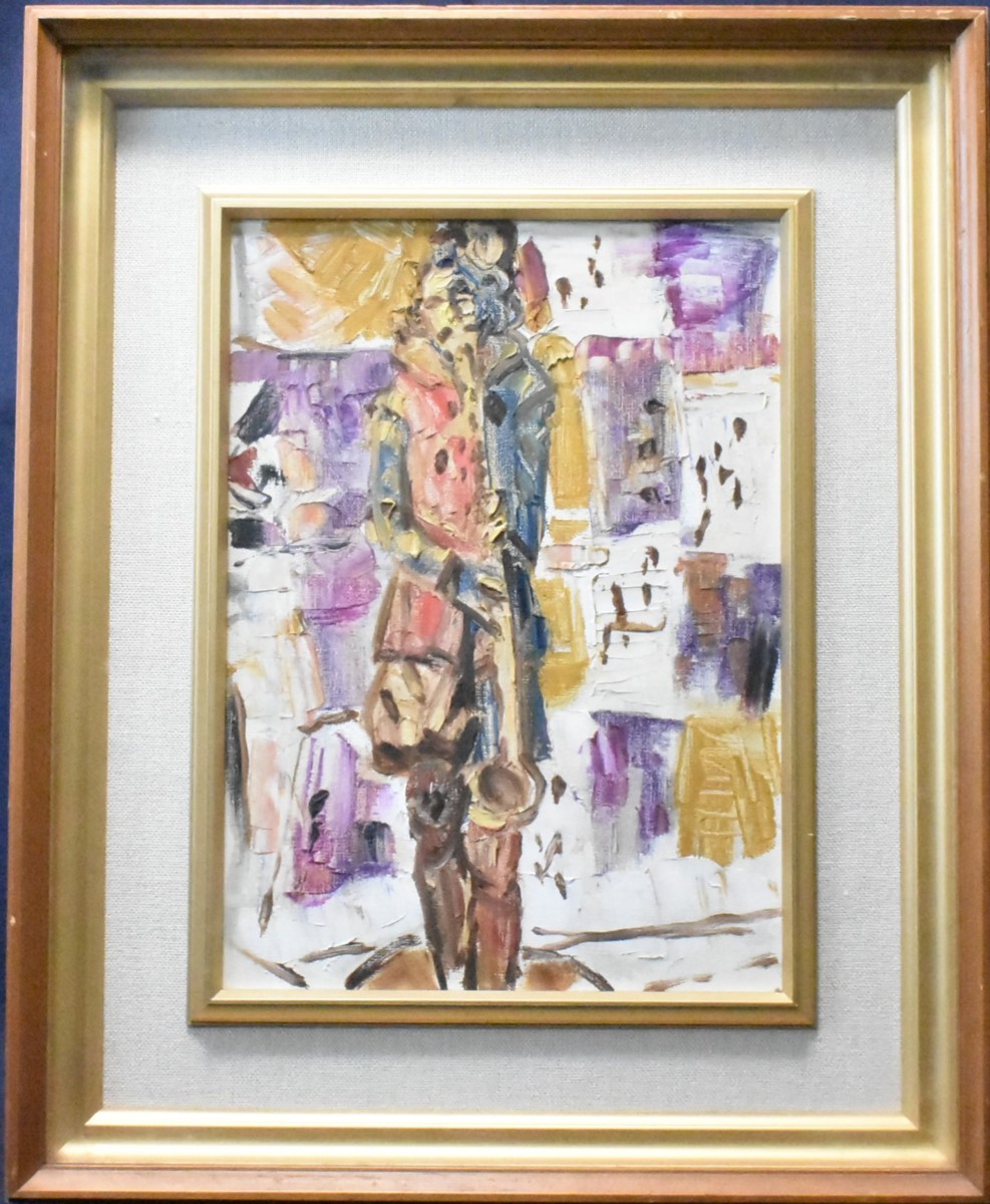 人気オススメ作品! 深谷徹 4F ｢オランダ船首像｣ 洋画 【正光画廊】, 絵画, 油彩, 自然, 風景画