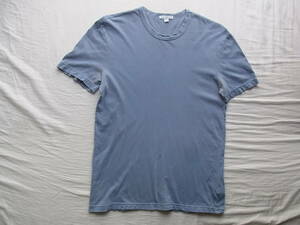 JAMES PERSE 　ジェームス パース　クルーネックTシャツ　サイズ 1 　MADE IN USA　グレイッシュブルー系　