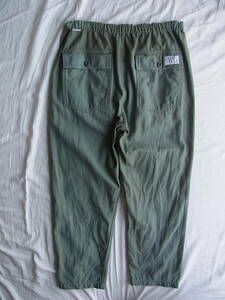 GUNG HO Gung Ho wide tapered Silhouette Easy Baker pants size S military olive color fading equipped 