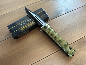 TAC-FORCE - SPRING ASSISTED KNIFE - TF-710GN タクフォース