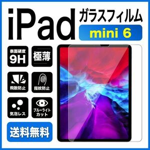 iPad mini 6 / 8.3インチ ガラスフィルム ブルーライトカット