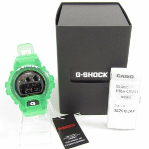 国内正規品 CASIO G-SHOCK カシオ Gショック JOYTOPIA レトロフューチャー スケルトン グリーン メンズ腕時計 DW-6900JT-3JF