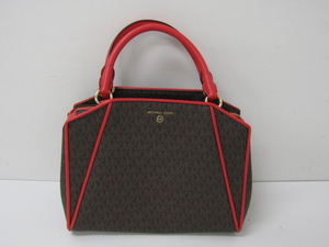 MICHAEL KORS マイケル・コース CLEO サッチェル ミディアム 2WAYバッグ 130F1G9CS2B671 中古 ◆BG3983