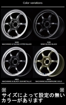 新品 ADVAN Racing アドバンレーシング RG-D2 18X11.0J 5/114.3 +15 +30 MBG ガンメタリック チューナー 等_画像2