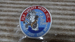 Tomcats never die F14 TOMCAT ワッペン パッチ U.S.NAVY A-2/N-2B/N-3Bにどうぞ