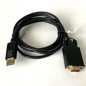 DisplayPort-VGA変換ケーブル（ブラック・2m）
