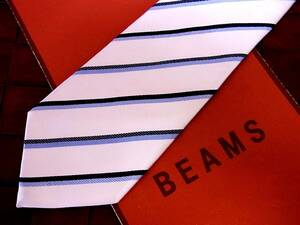 ●2790●良品●ビームス【BEAMS】【ストライプ】ネクタイ