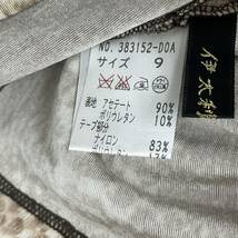 伊太利屋 / イタリヤ レディース 長袖Tシャツ 茶系 蛇柄 パイソン柄 9サイズ ブラウン系 レーヨン系素材 O-1504_画像4