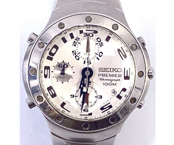 新作グッ プルミエPremier SEIKO セイコー 腕時計 クオーツ クロノ
