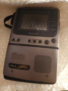 (文文)→→(ジャンク)←←SONY VIDEO8 WALKMAN GV-100 ビデオウォークマン(激レア)()