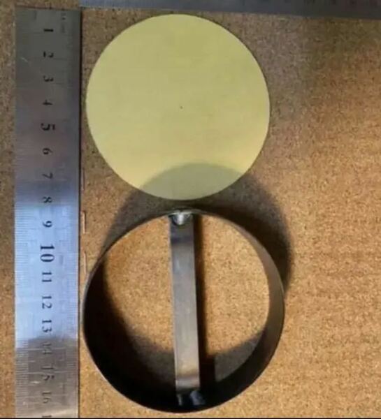 9センチ丸　円　◯の抜き型　(写真は違うサイズ) オーダーメイド　レザークラフト