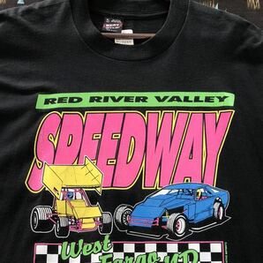 Red River Valley Speedway Tシャツ　ノースダコタ州　スピードウェー　ダート　スプリント　アメリカ　ビンテージ　古着　アメカジ
