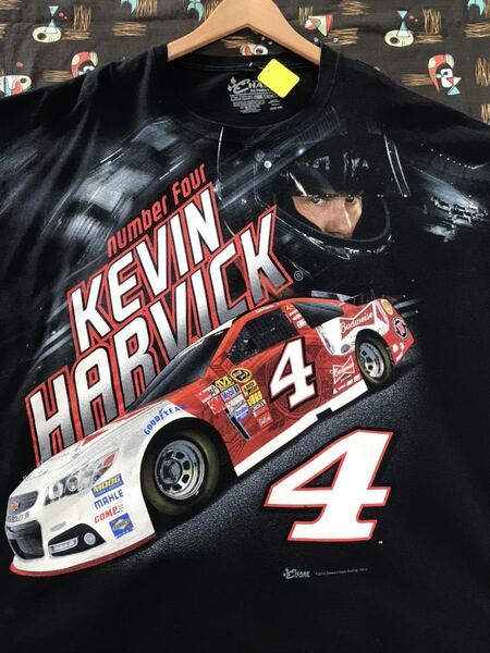 Nascar Kevin Harvick Tシャツ　ナスカー　ケビンハービック　レーシング　ドライバー　アメリカ　ビンテージ　古着　アメカジ