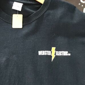 Webster Electric LLC Tシャツ　電気会社　企業　カンパニー　マサチューセッツ州　アメリカ　ビンテージ　古着　アメカジ