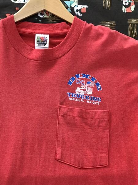 Dixie Trucking Tシャツ　フロリダ　運送会社　コンボイ　企業　カンパニー　アメリカ　ビンテージ　トラック　古着　アメカジ