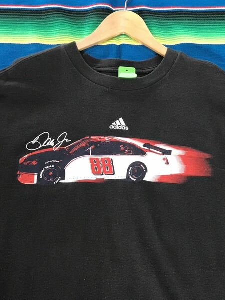 Adidas Dale Jr Tシャツ　アディダス　ディルジュニア　ナスカー　レーシング　レース　アメリカ　ビンテージ　古着　アメカジ