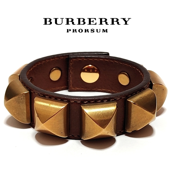 2010AW★スタッズ★ブレスレット★BURBERRY PRORSUM★バーバリープローサム★バーバリー プローサム★イタリア製★Stud Studded Bracelet