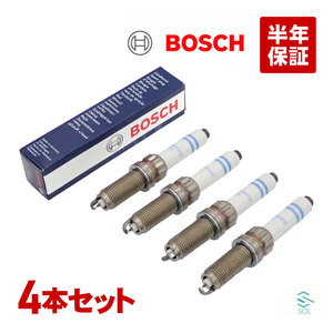 BOSCH スパークプラグ ダブルプラチナ 4本セット 1台分 出荷締切18時 BMW MINI F54 F55 F56 F57 F60 ワン クーパー クーパーSE 12120040551