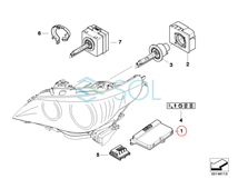 ベンツ W163 D2S D2R 専用 純正キセノン用 補修バラスト 35W ML270 ML320 ML350 ML55 0028202326 5DV00829000 出荷締切18時_画像4