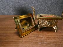 【収集品】真鍮製香炉　仏壇　仏具　仏教美術（ろ）4682　M_画像7