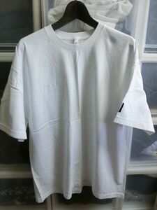 The Ennoy Professional リバース ロゴ 刺繍 Tシャツ XL ホワイト エンノイ