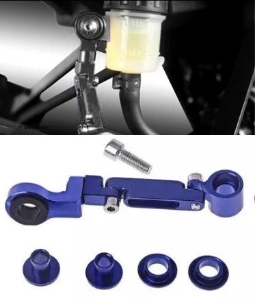 ◆送料無料◆汎用 青 CNC 別体 マスターシリンダー タンク ステー リザーバー フレキシブル ブレンボ ニッシン YAMAHA