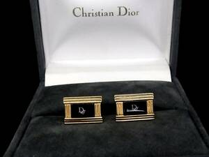 *N4484*# прекрасный товар #[Dior] Dior [ Gold ]# запонки!