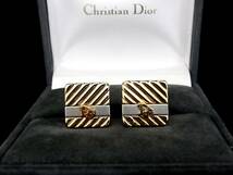 ◎№4489◎■新品■【Dior】ディオール【シルバー・ゴールド】■カフス♪_画像1