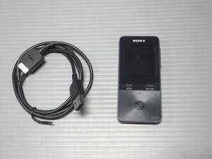 SONY/ソニー WALKMAN/ウォークマン Sシリーズ 4GB/NW-S313 ブラック USB充電ケーブル付き