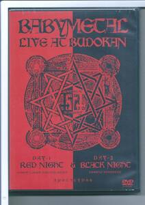 ♪DVD BABYMETAL LIVE AT BUDOKAN RED NIGHT & BLACK NIGHT APOCALYPSE