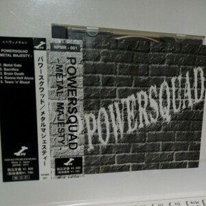 POWERSQUAD「METAL MAJESTY」帯付　ジャパメタ