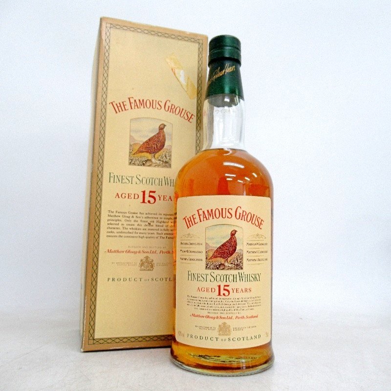新規購入 アイスペール ビンテージ FAMOUS ウイスキー スコッチ GROUSE
