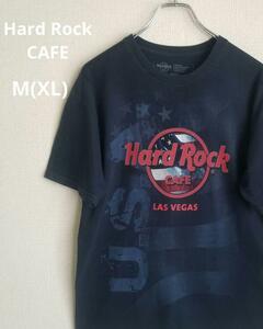 HardRockCAFE　 ハードロックカフェロゴ プリントTシャツ LAS VEGAS ラスベガス　サイズM（XL）