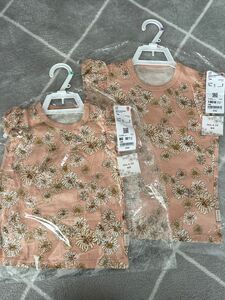 タグ付き新品　UNIQLO PAUL&JOE 花柄トップス　80 100 ２枚セット