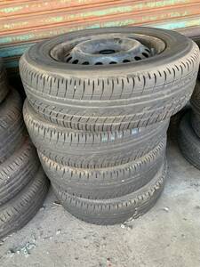 Y914 195/70R15 YOKOHAMA ヨコハマ 2015年 PCD114.3 5H 5.5J ET45 HONDA HR-V 4本セット