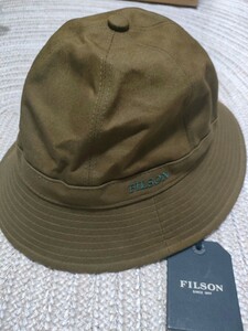 新品 定価11000 フィルソン FILSON ワックスコットン バケットハット M 帽子 国内正規品