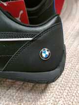 新品 定価12100 PUMA BMW MMS Neo Cat スニーカー 27.5cm Mモータースポーツ Mスポ ネオキャット ブラック 黒 エンブレム プーマ_画像4