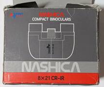 双眼鏡　NASHICA　COMPACT BINOCULARS　8×21 CR-IR　軽量/コンパクト/ベーシック/倍率8倍/レッドカラーコーティング/ケース・ストラップ付_画像9