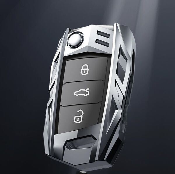 VW フォルクスワーゲン 高級 亜鉛合金製 車 スマートキーケース ゴルフヴァリアント Golf7 キーカバー Volkswagen 金属製